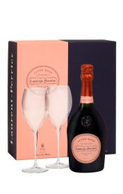 Laurent-Perrier Cuvée Rosé con Estuche y 2 Copas